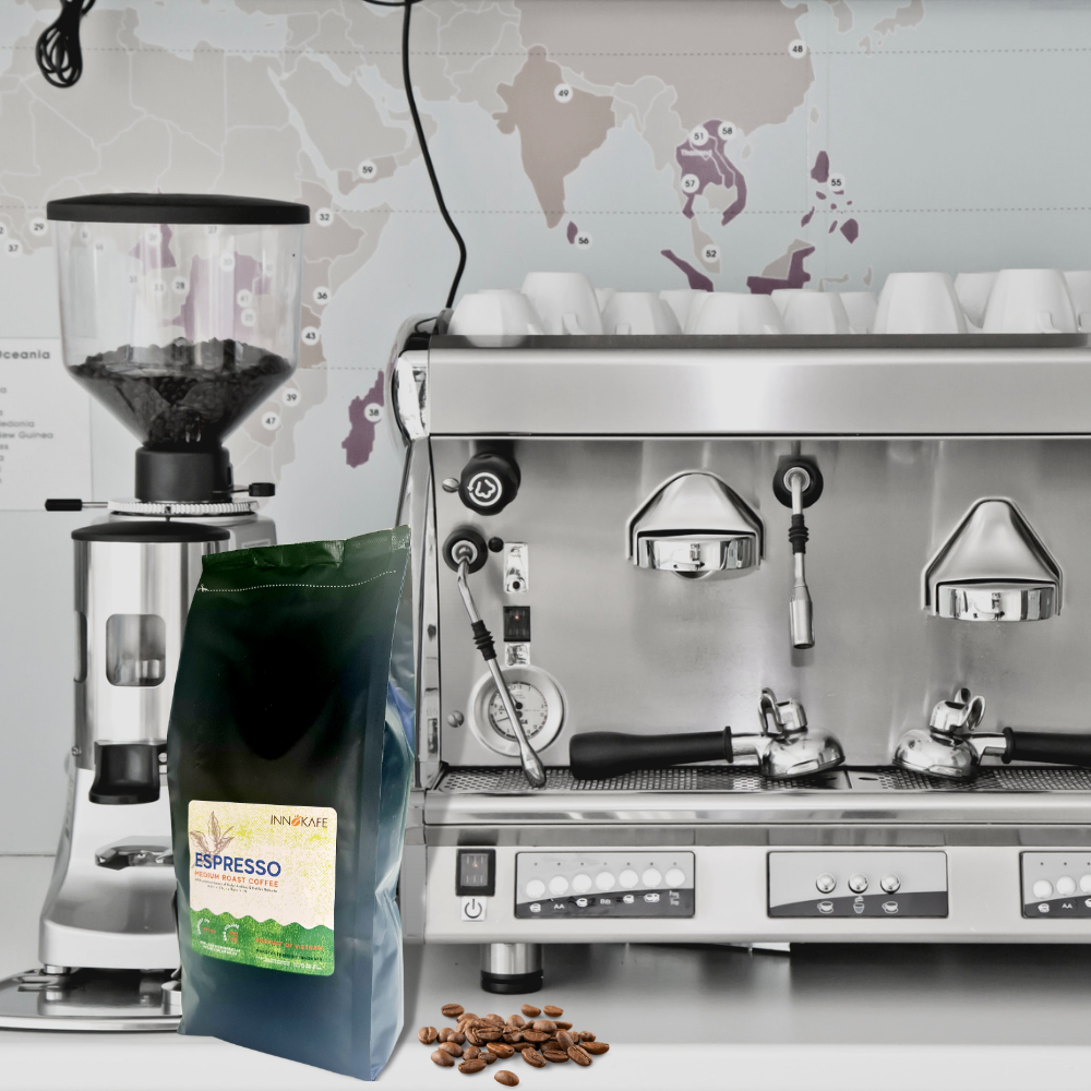 Espresso Whole beans - Medium roasted - Mix of 80% Daklak Robusta and 20% Dalat Arabica - Combo 3 packs