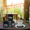 Coffee Single-Serve Portable Pour Over Drip Coffee extra - Mix of 80% Daklak Robusta and 20% Dalat Arabica - Box of 10 packs 15grs