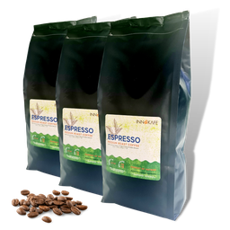 [Bean82-3kg] Espresso Whole beans - Medium roasted - Mix of 80% Daklak Robusta and 20% Dalat Arabica - Combo 3 packs